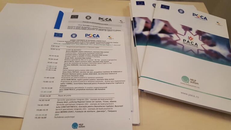 Lansarea unui nou ghid pentru părinții copiilor cu autism